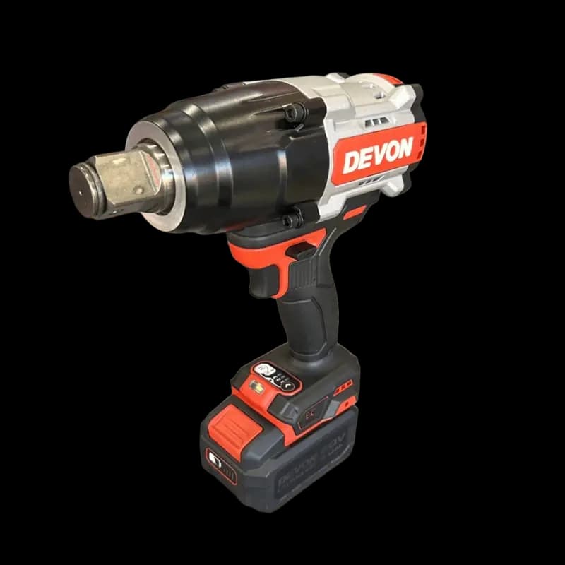 Аккумуляторный ударный гайковерт DEVON 5769-Li-20 1" 20V (2x5Ah + ЗУ 190Вт)