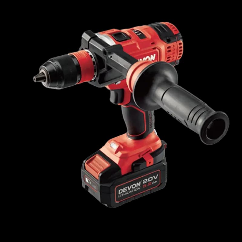 Аккумуляторный шуруповерт DEVON 5289-Li-20FS 4-скоростной 20V (2x5Ah + ЗУ 190Вт)