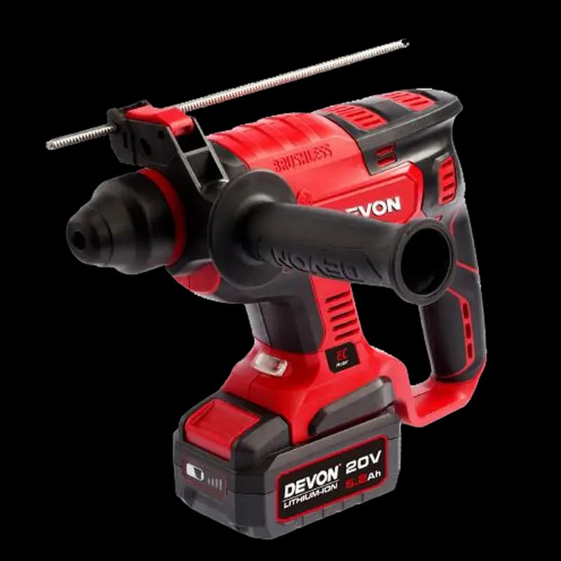 Аккумуляторный перфоратор SDS-Plus DEVON 5401-Li-20RH 22мм 20V (2x2Ah + ЗУ 75Вт)