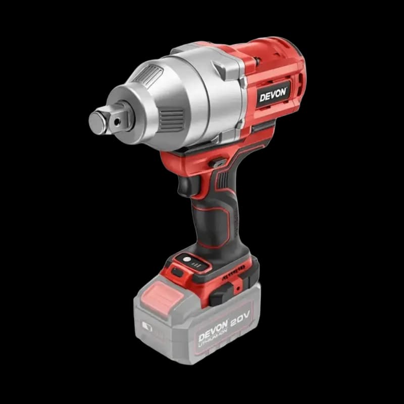 Аккумуляторный ударный гайковерт DEVON 5758-Li-20 3/4" 20V (2x5Ah + ЗУ 190Вт)