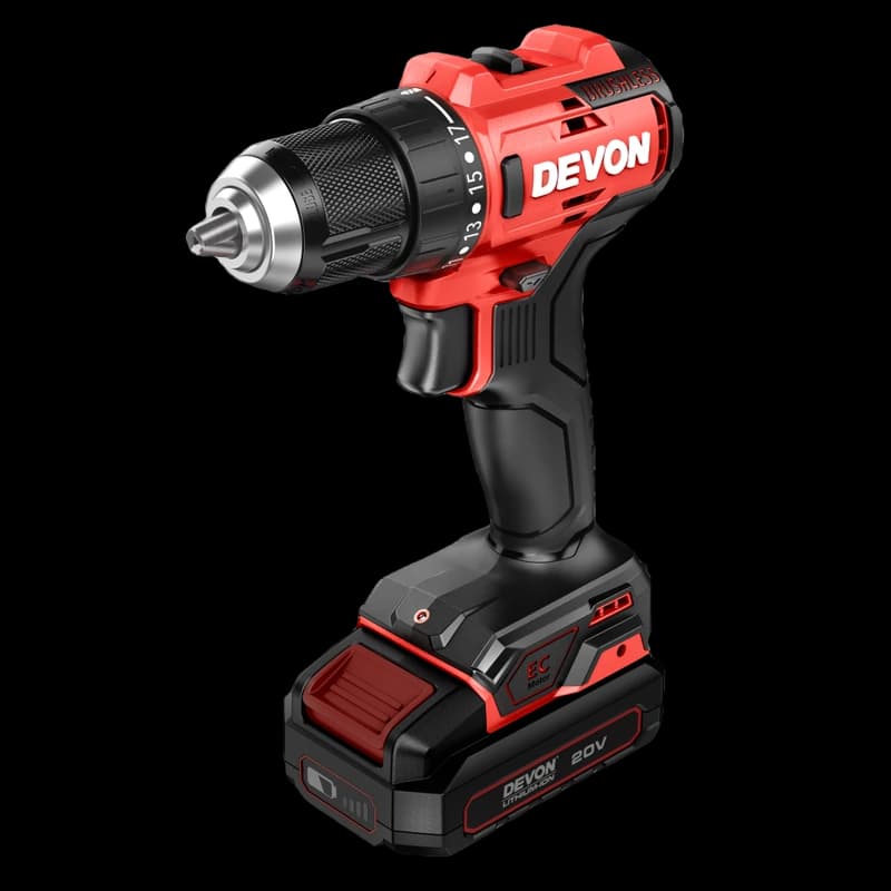 Аккумуляторный ударный шуруповерт DEVON 5211-Li-20TS 20V (2x2Ah + ЗУ 75Вт)