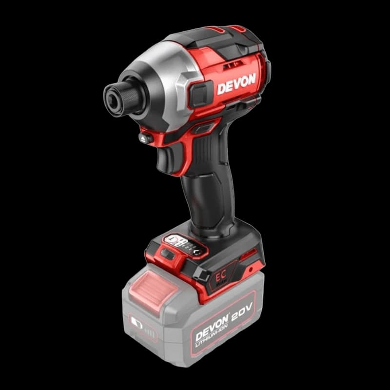 Аккумуляторный ударный гайковерт DEVON 5762-Li-20 1/2" 20V (2x5Ah + ЗУ 190Вт)