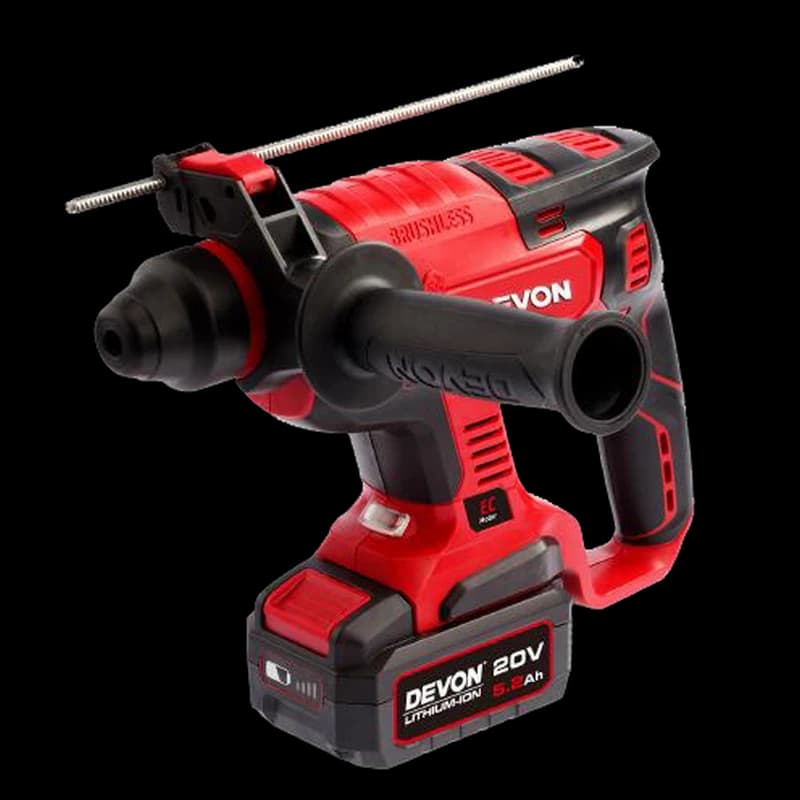 Аккумуляторный перфоратор SDS-Plus DEVON 5401-Li-20RH 22мм 20V (2x2Ah + ЗУ 75Вт)